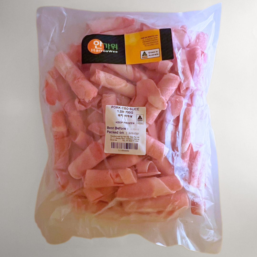 돼지 어깨살 1.5M 700G (샤브 / 불고기용)(PORK CBO SLICE 1.5M 700g)