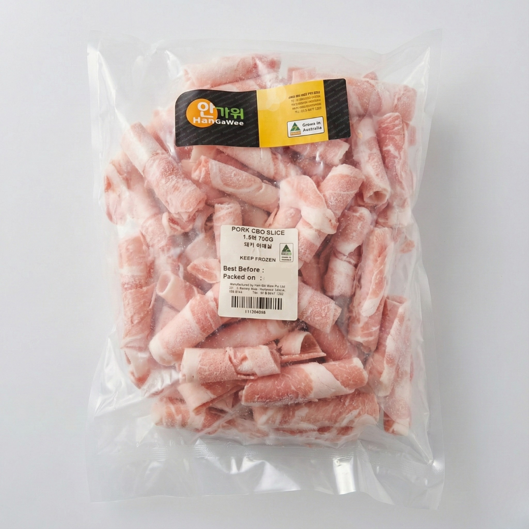 돼지 어깨살 1.5M 700G (샤브 / 불고기용)(PORK CBO SLICE 1.5M 700g)