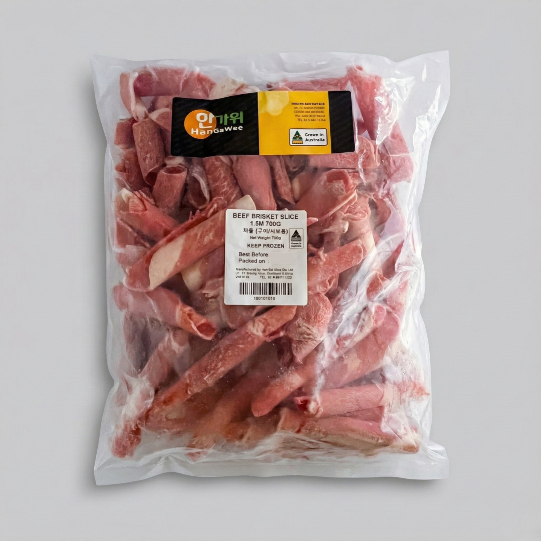 차돌박이(구이/샤브용) 1.5mm 700g(Beef Brisket Sliced 1.5mm 700g)
