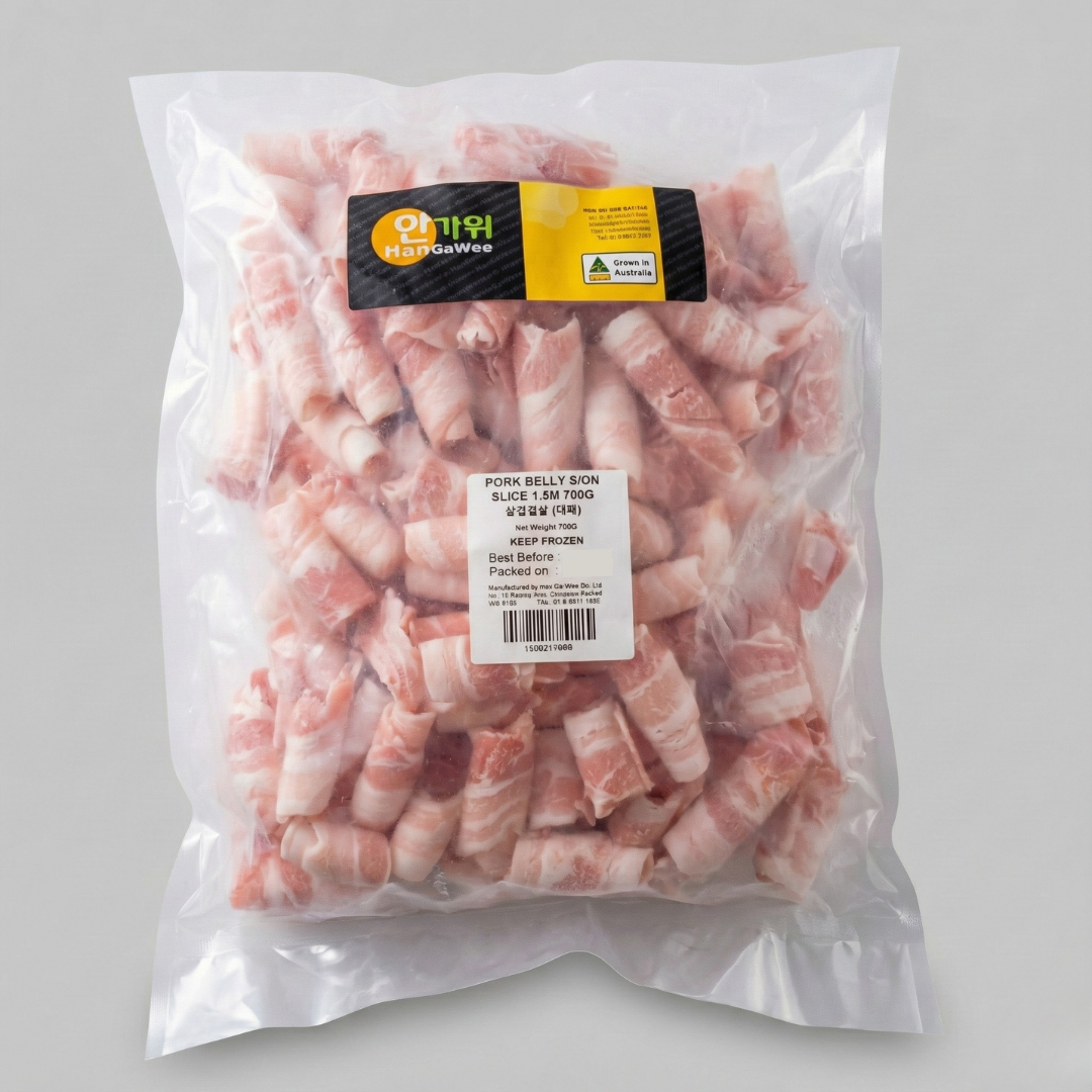 대패오겹살 1.5mm 700g(Pork Belly(Skin On) 1.5mm 700g)