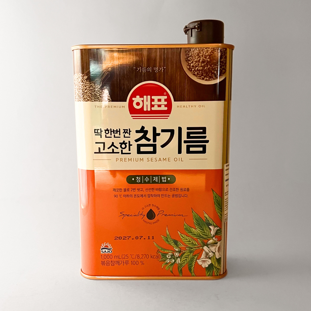 해표 고소한 참기름 1000ml(HP 芝麻油 (罐装) 1000ml)