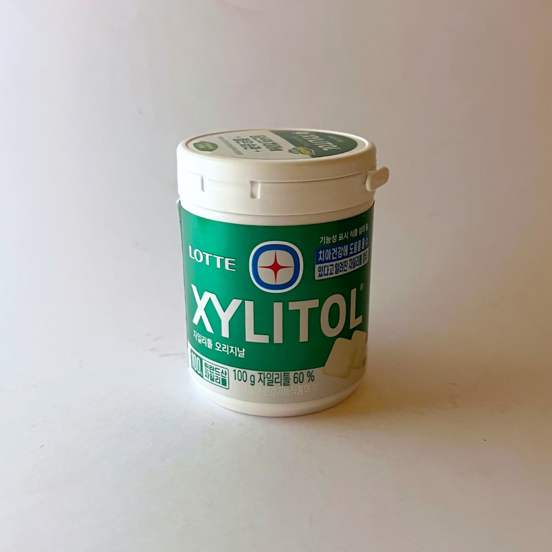 롯데 자일리톨껌 오리지널 100G(LT木糖醇口香糖原版)