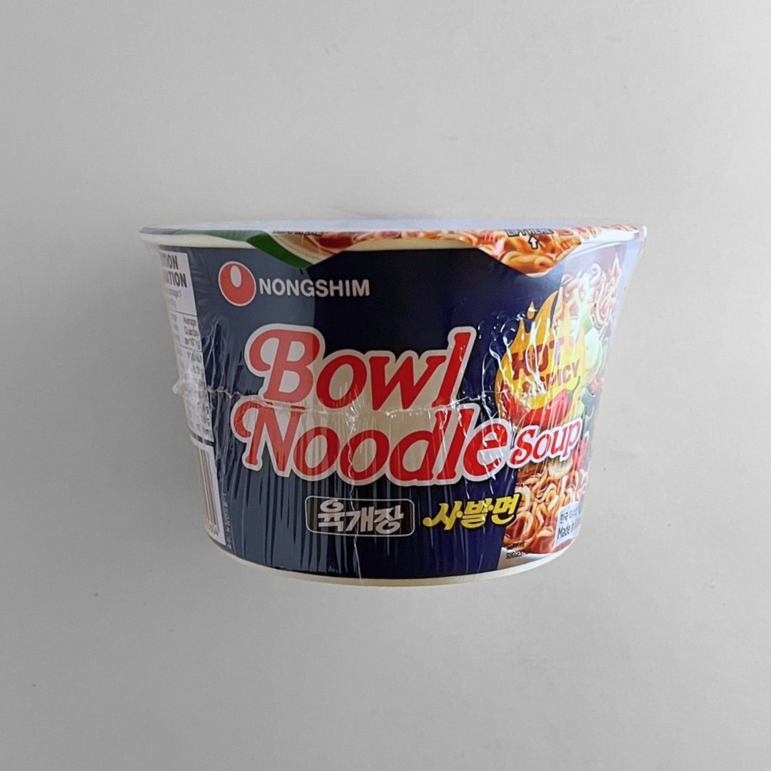 농심 육개장 큰사발 100G(NS 麻辣面汤大碗)