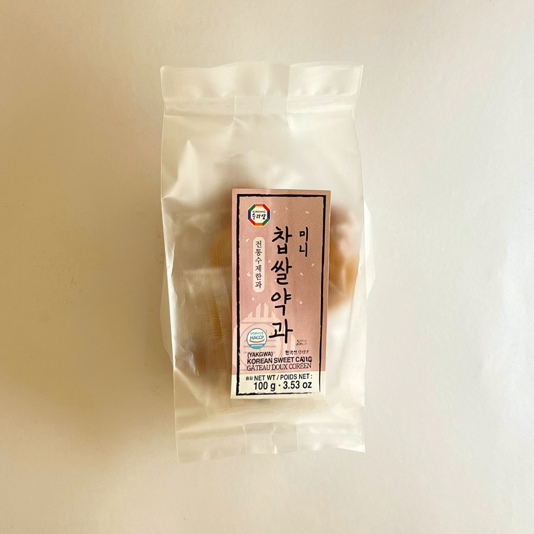수라상 미니찹쌀약과 100G(SURA 韩国迷你药水 100G)