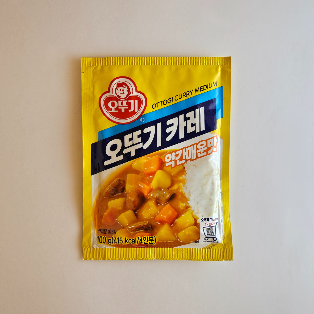 오뚜기 카레(약간매운맛) 100g(OTG 咖喱粉(中辣) 100g)
