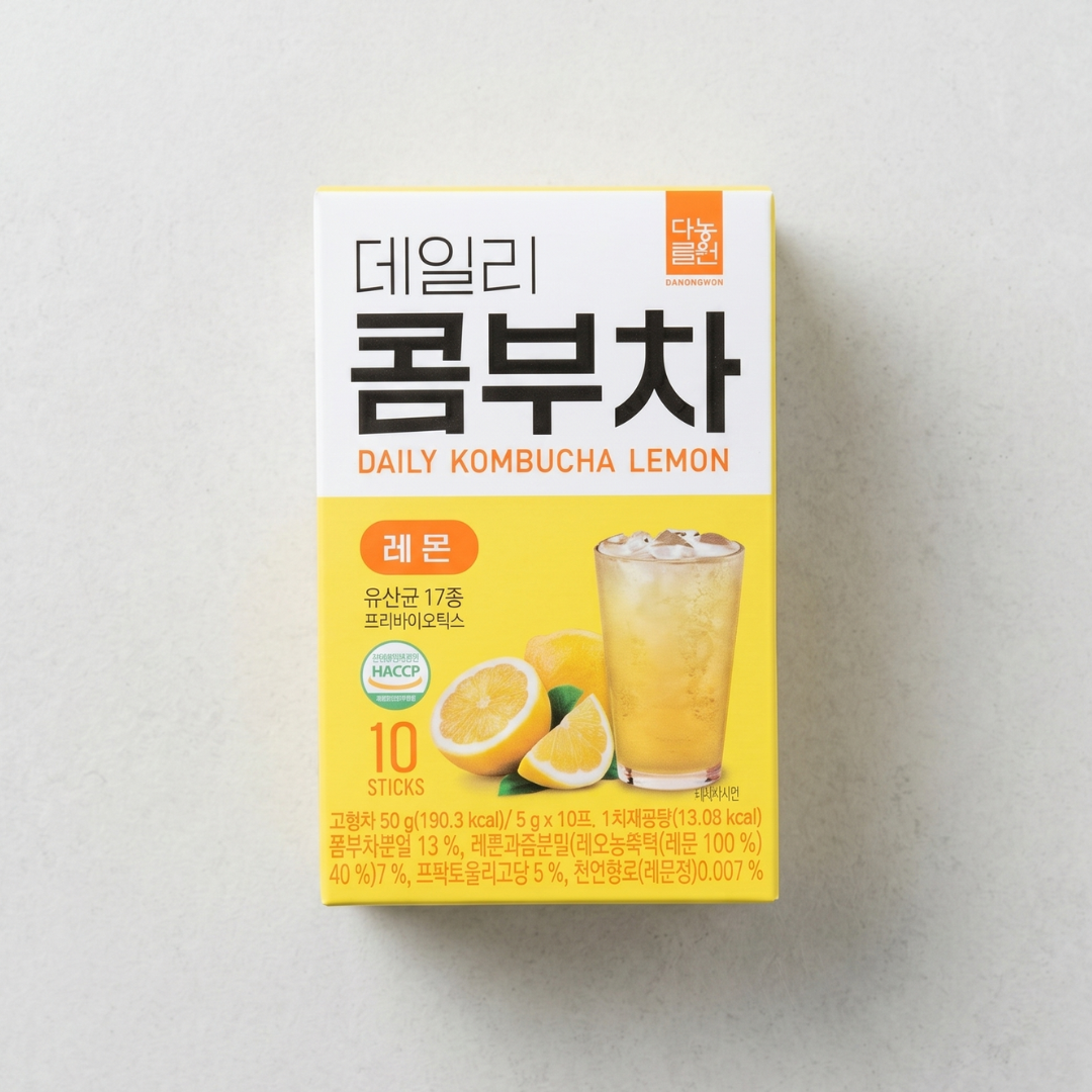다농원 데일리 콤부차 레몬 10T(DNW DAILY KOMBUCHA LEMON 5G (10T))