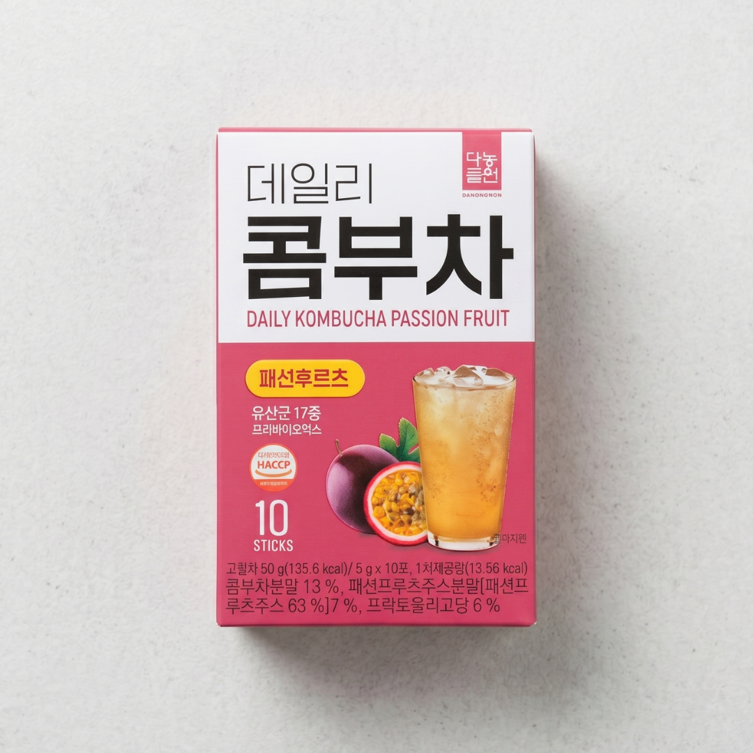 다농원 데일리 콤부차 패션후르츠 10T(DNW DAILY KOMBUCHA PASSIONFRUIT 5G (10T))