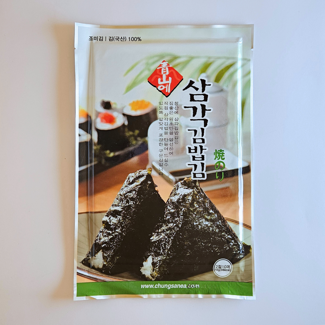 청산에 삼각김밥김 10g(CS 海藻(三角紫菜包饭) 10g)