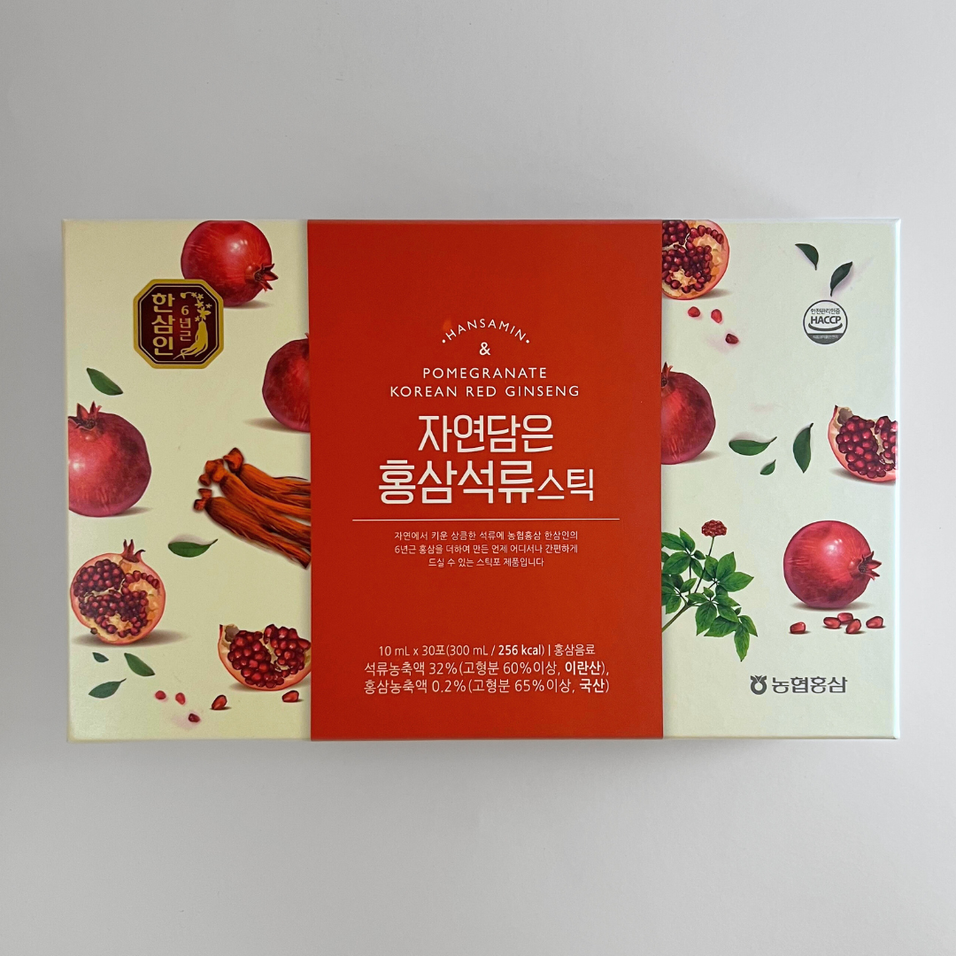 한삼인 홍삼석류 스틱 10ml*30(HSI 红参石榴棒 10ml*30)