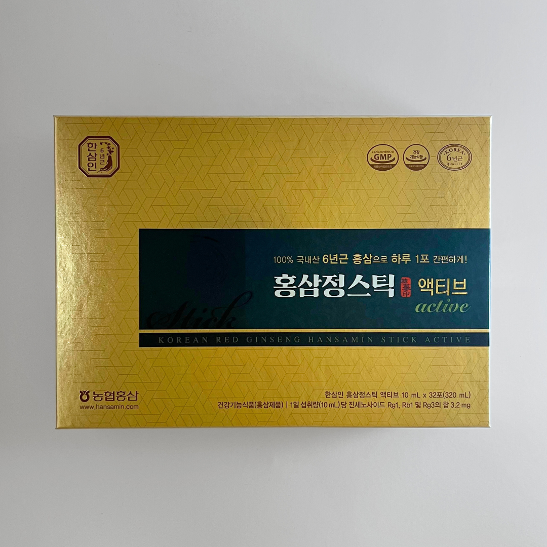 한삼인 홍삼정스틱 액티브 10ml*32(HSI 红参提取物棒 ACTIVE 10ml*32)