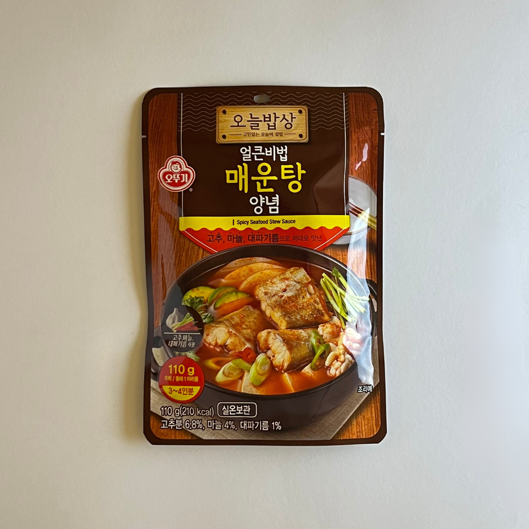 오뚜기 얼큰비법 매운탕 양념 110g(OTG 辣味海鲜炖酱 110g)