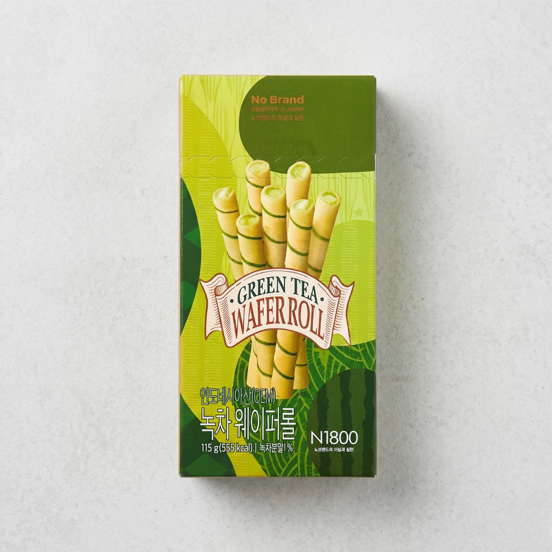 노브랜드 녹차 웨이퍼롤 115g(NB Green Tea Wafer Roll 115g)