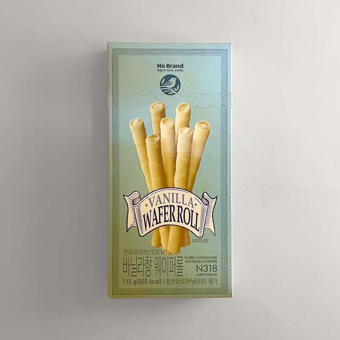 노브랜드 바닐라향 웨이퍼롤 115g(NB Vanilla Wafer Roll 115g)