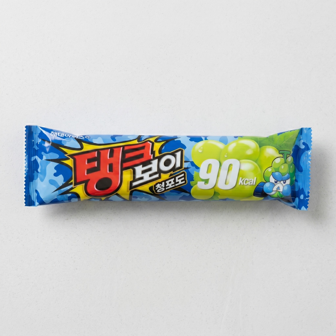 해태 탱크보이(청포도) 120ml(HT Tank Boy(White grape) 120ml)