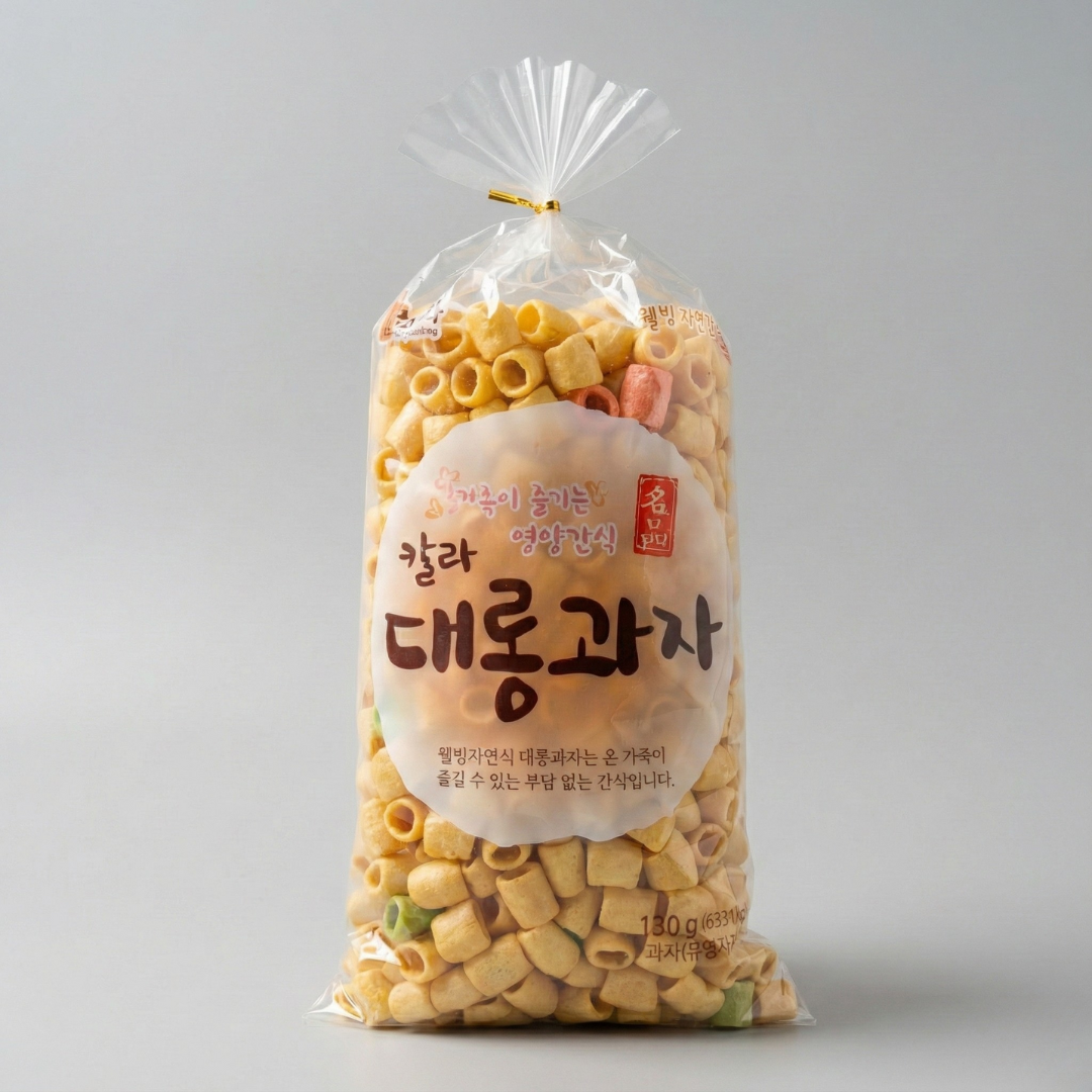 근영제과 칼라대롱과자 130G(GY Baked Rice Snack 130G)