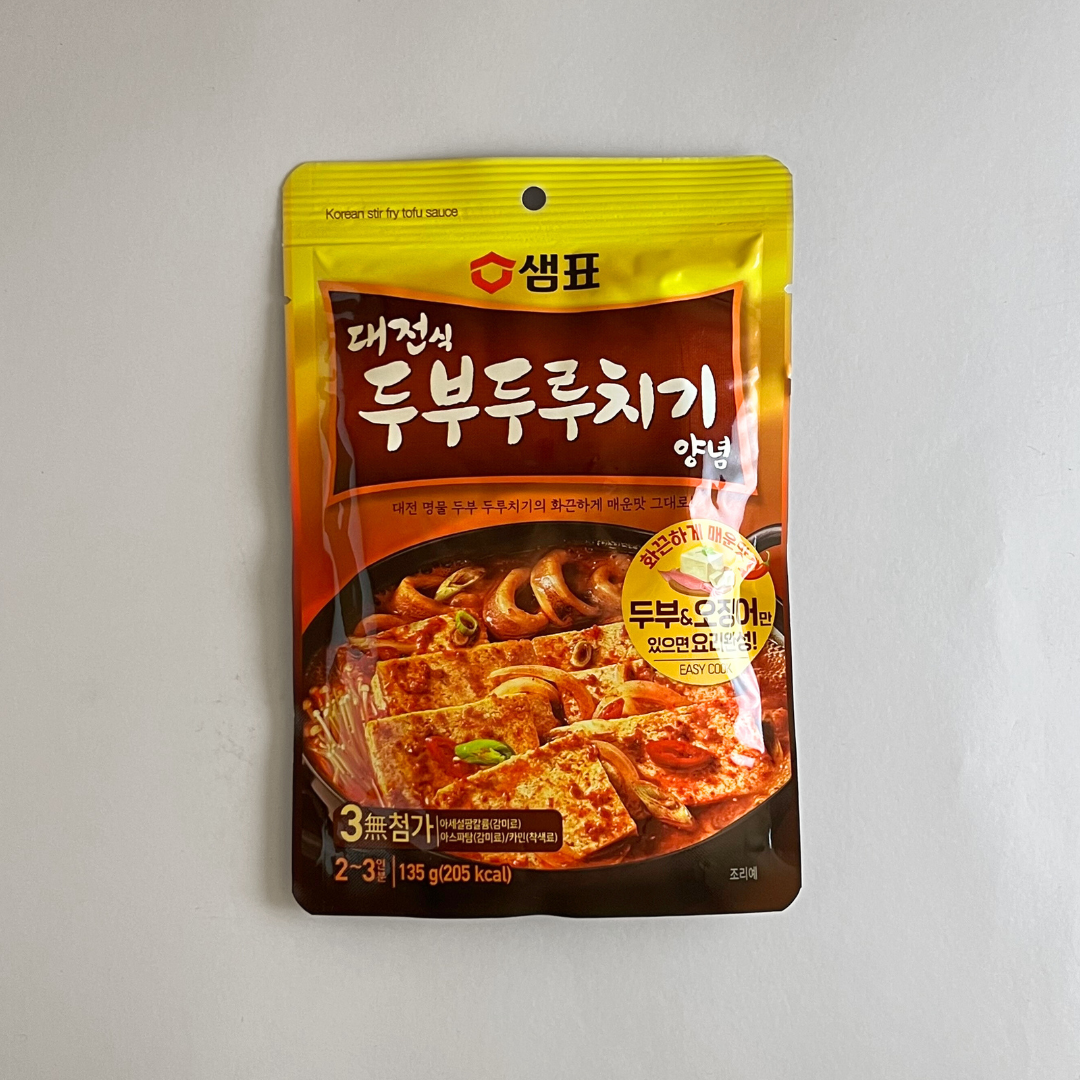 샘표 대전식 두부두루치기양념 135G(SP韩式炒豆腐酱)