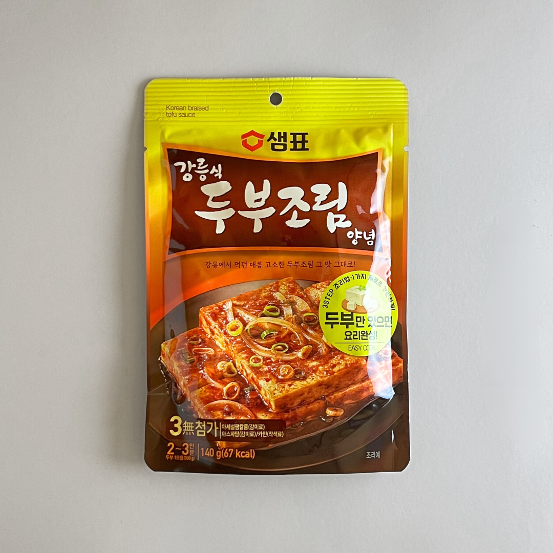 샘표 강릉식 두부조림양념 140G(SP Korean Braised Tofu Sauce 140g)