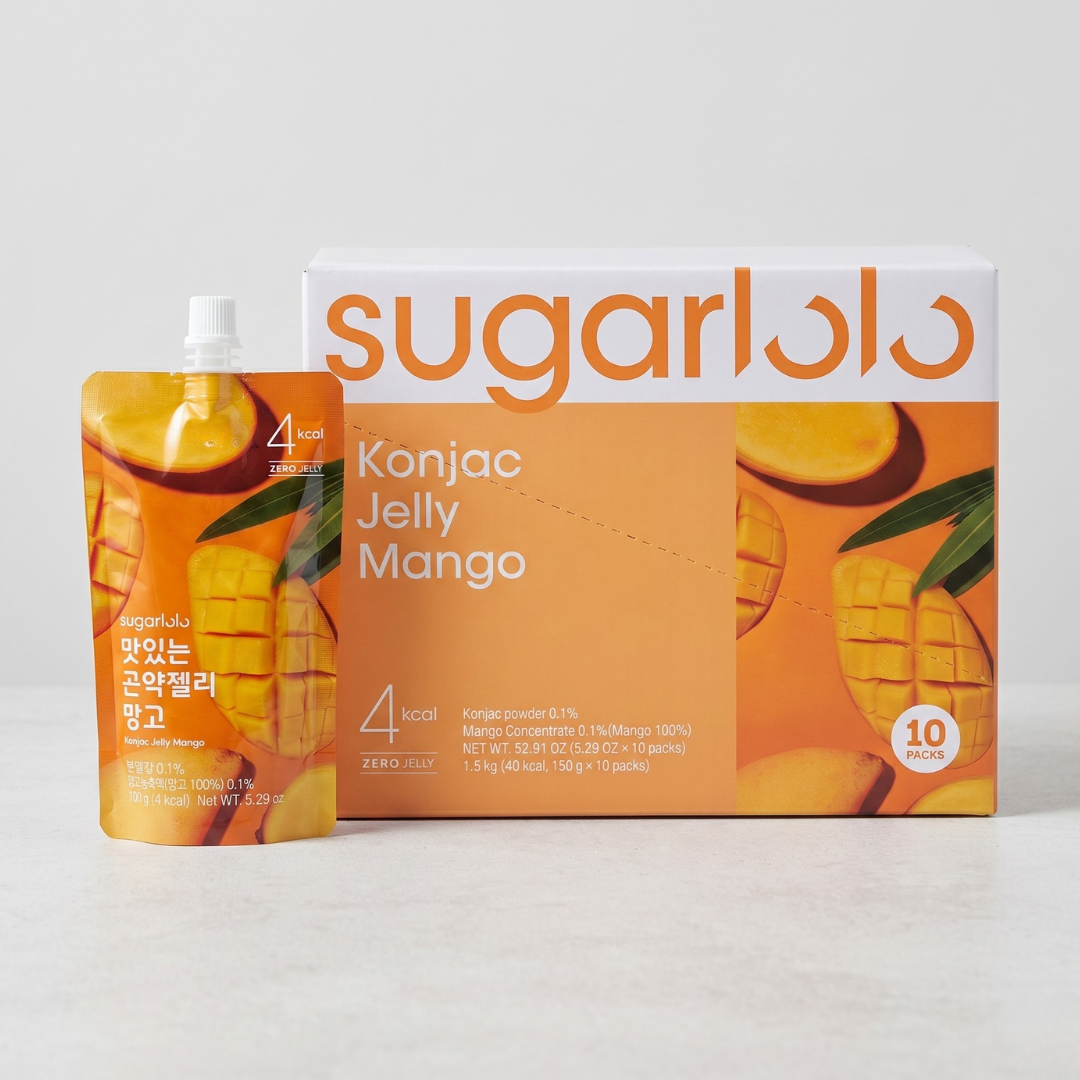 슈가로로 곤약젤리 망고 150G*10(SUGARLOLO KONJAC MANGO BOX)
