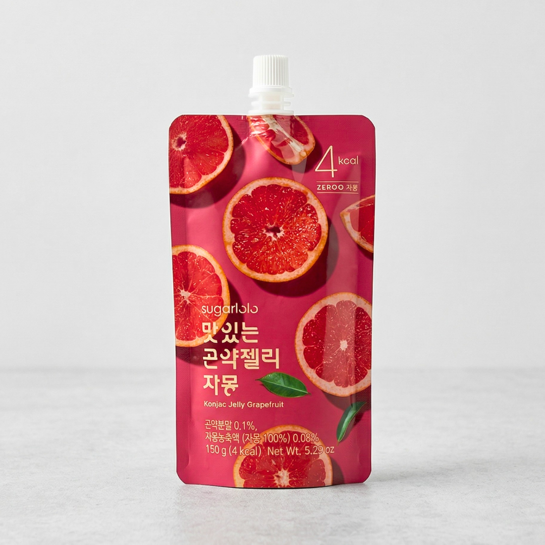 슈가로로 곤약젤리 자몽 150ML(SUGARLOLO KONJAC JELLY GRAPEFRUIT 150ML)
