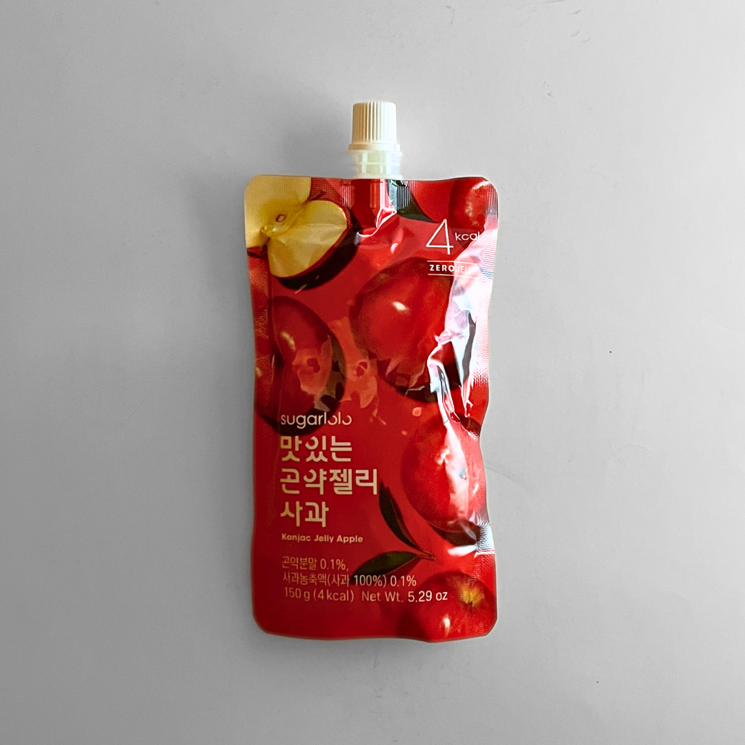 맛있는 곤약젤리 사과 150g(Sugarlolo Konjac Jelly Apple)