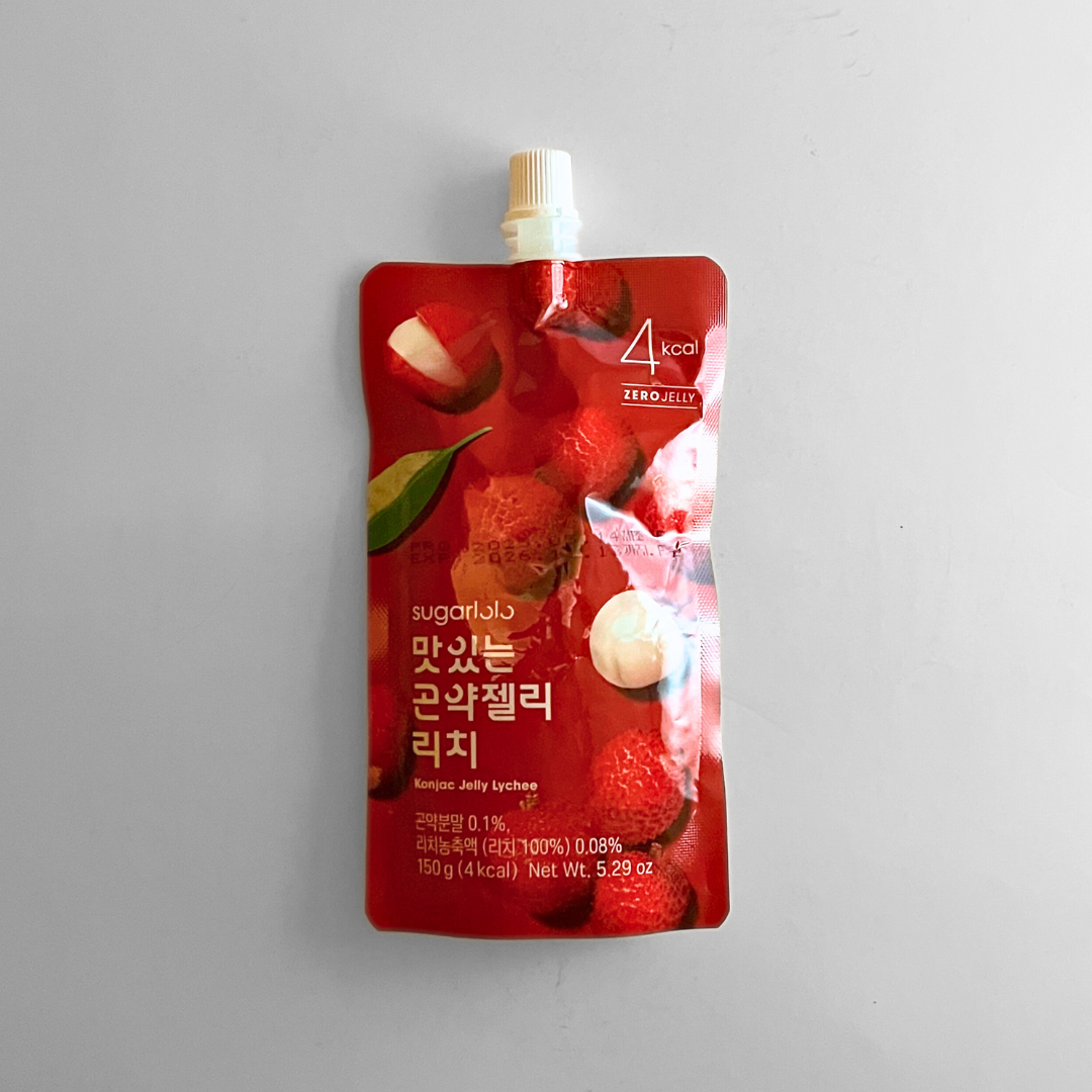 맛있는 곤약젤리 리치 150g(Sugarlolo Konjac Jelly Lychee)