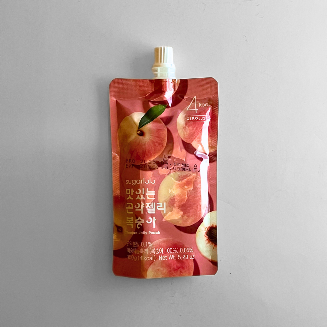 맛있는 곤약젤리 복숭아 150g(Sugarlolo Konjac Jelly Peach)