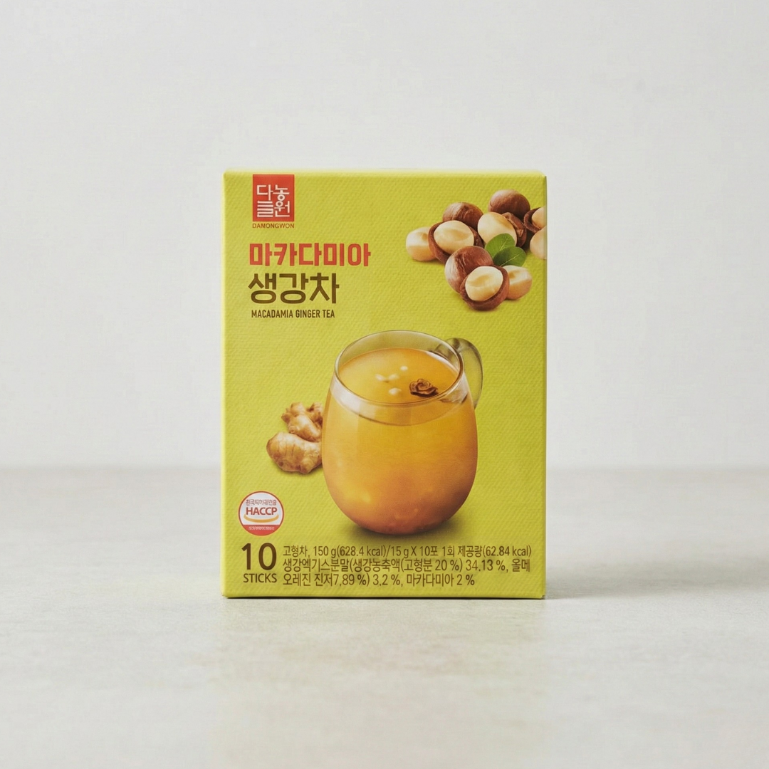 다농원 마카다미아 생강차 15G(10T)(DNW MACADAMIA GINGER TEA 15G(10T))