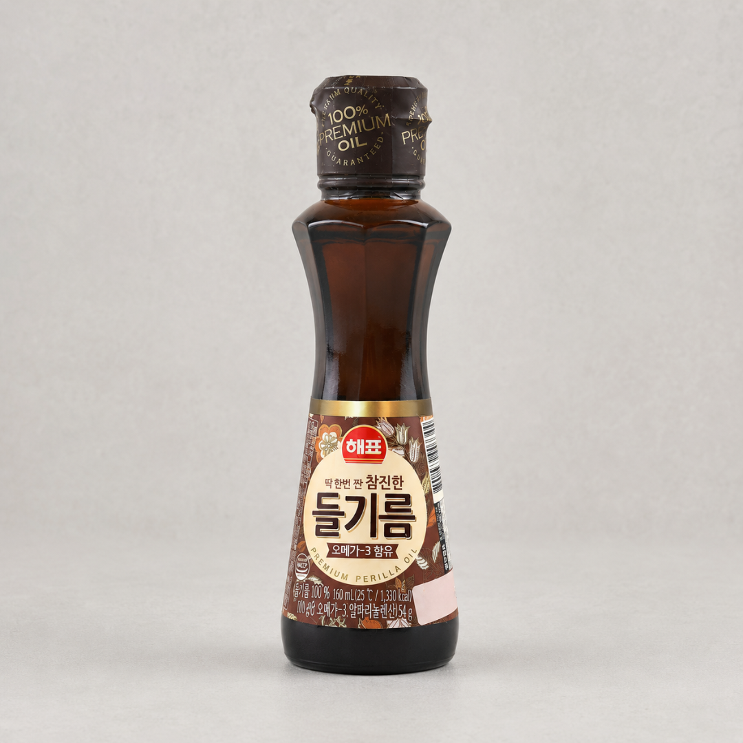 해표 진한 들기름 160ml(HP Perilla Oil 160ml)