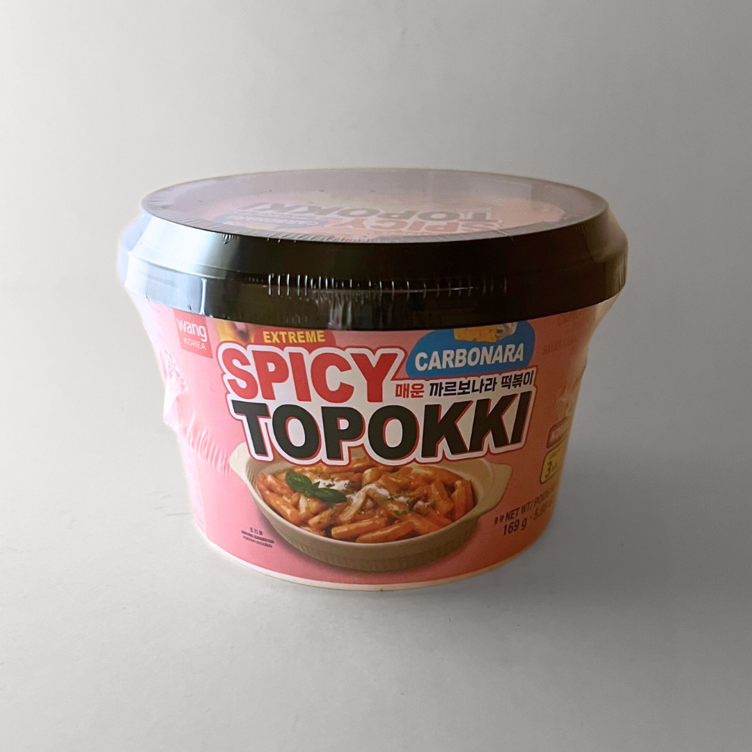 왕 까르보나라 불닭떡볶 Been 169g(Wang Hot Chicken Carbonara ToPoKki 169g)