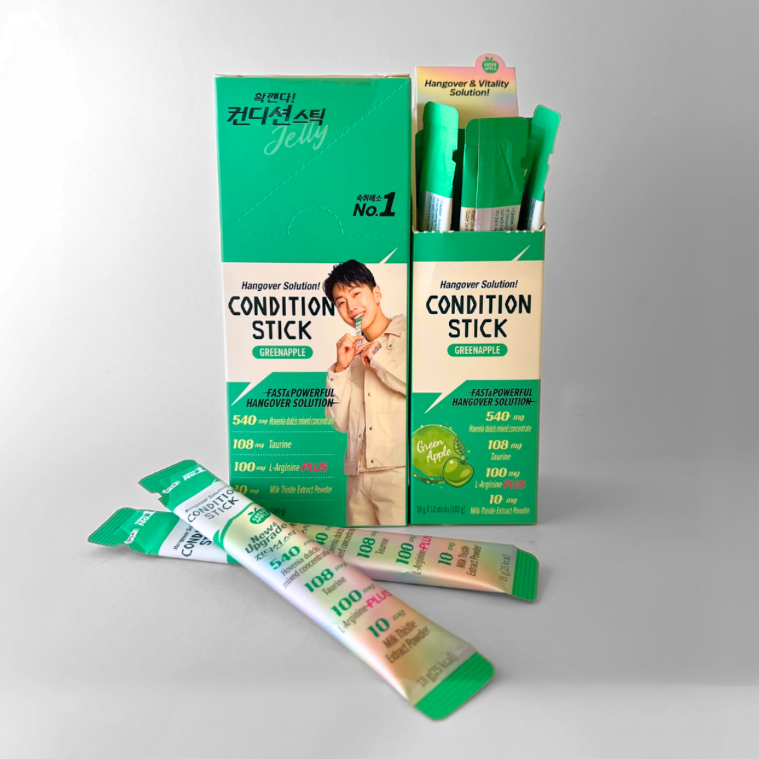 노엔 컨디션스틱 그린애플 수출 18G*10(原装青苹果棒 (EX) 18G*10)