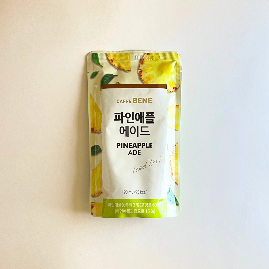 카페베네 파인애플 에드 190ML(CB 菠萝汽水 190ML)