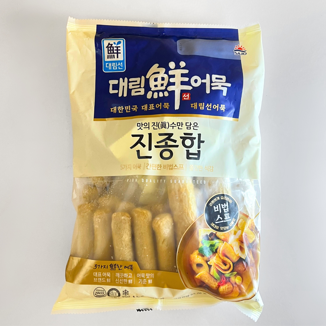대림 진 종합어묵 1KG(DL Fish Cake Mix Jin 1KG)