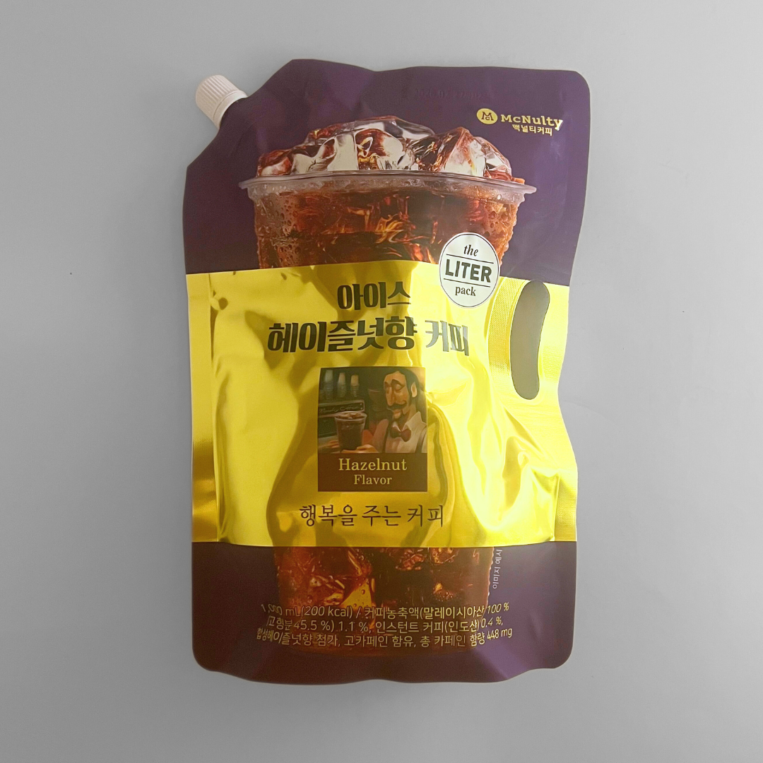 맥널티 행복 헤֦넛 1L(MT 快乐榛子袋 1L)