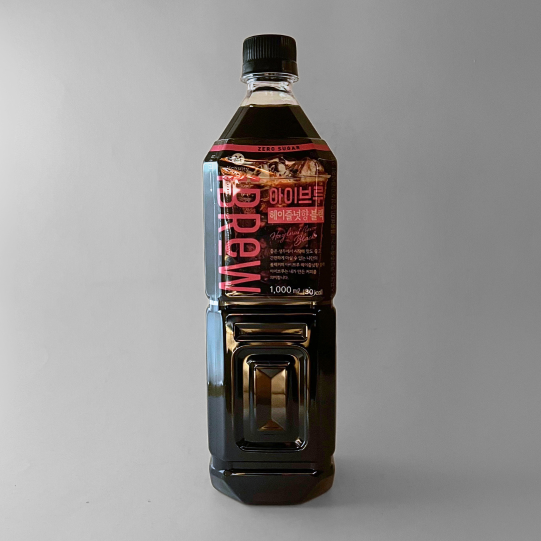 맥널티 아이브루 헤이즐넛향 블랙 페트 1L(MT IBREW HAZELNUT BLACK COFFEE 1L)
