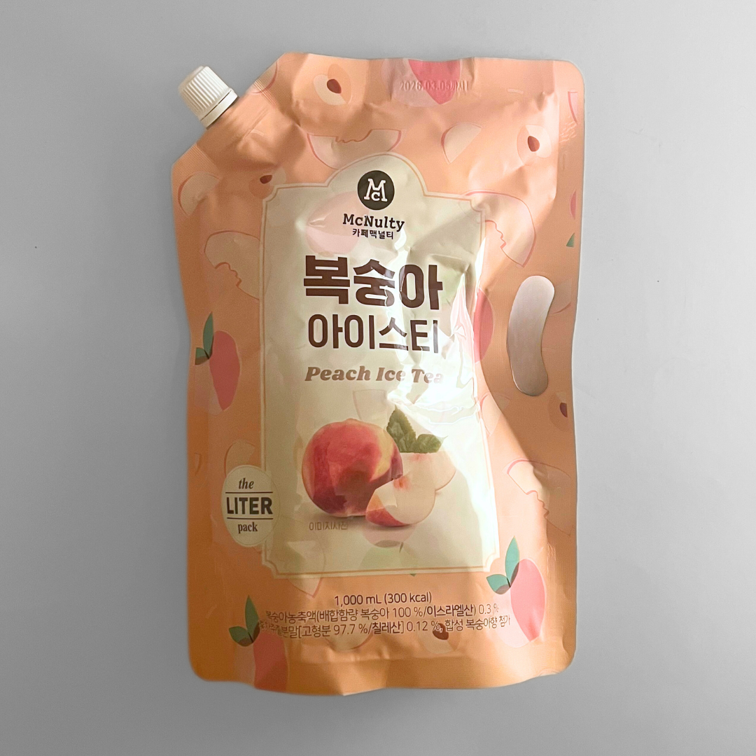 맥널티 복숭아 아֊티 1L(MT 桃子冰茶 1L)