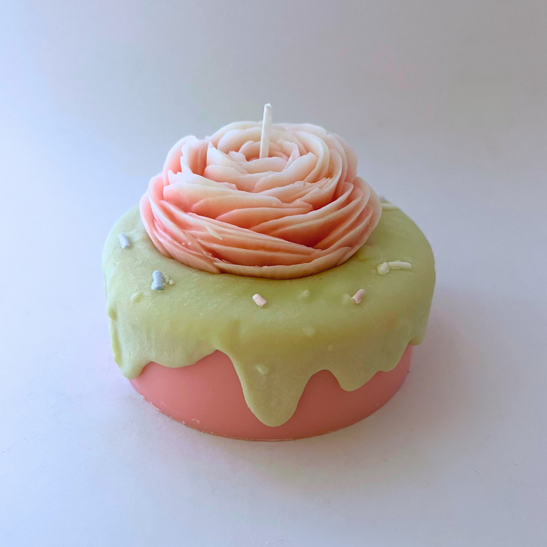 수피아 향초 케ց 1단 $39(Sufia 蜡烛蛋糕 1 层 $39)