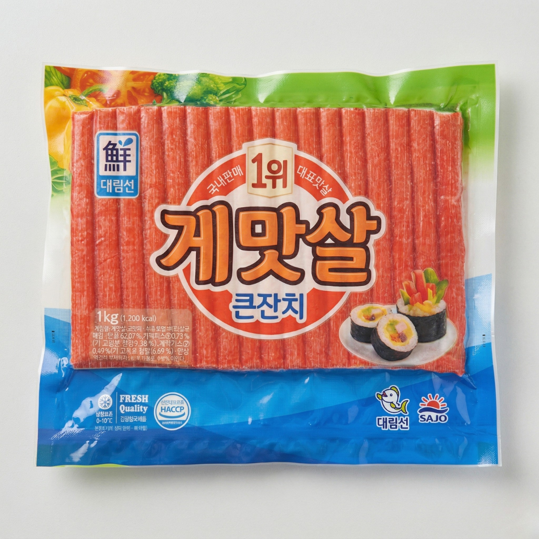 대림 게맛살 1kg(DR 蟹肉 1kg)