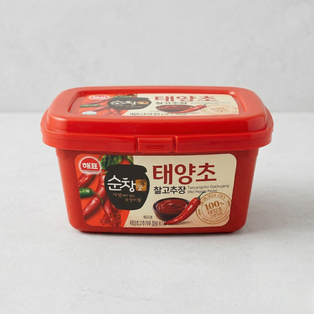해표 순창궁 태양초 찰고추장 1kg(HP 辣椒酱 1kg)