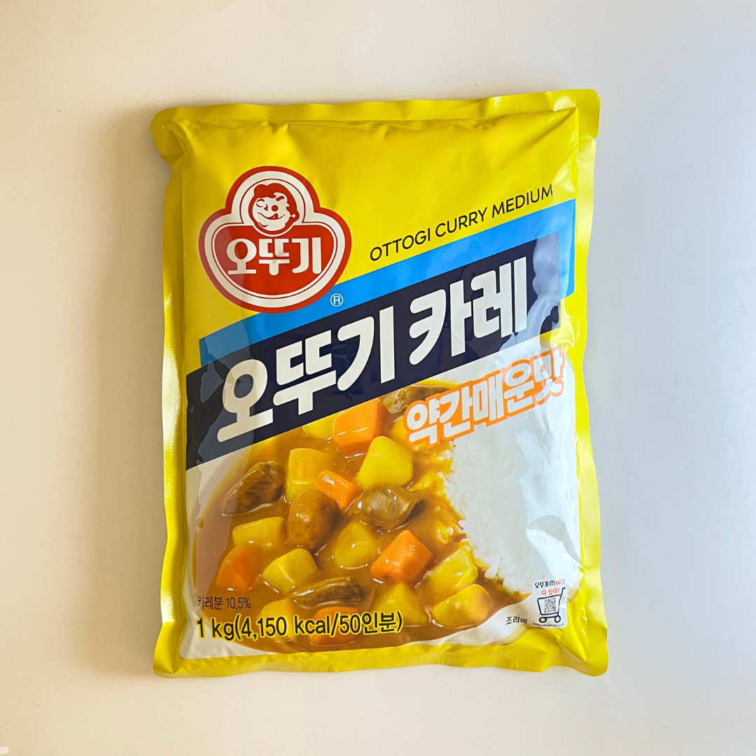 오뚜기 카레 약간매운맛 1kg(OTG 咖喱粉 (M-Hot) 1kg)