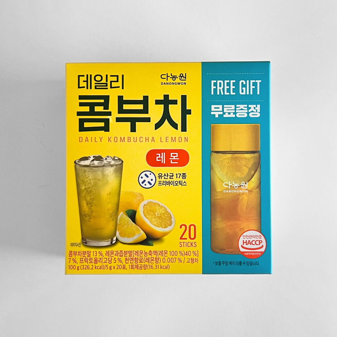 다농원 데일리 콤부차 레몬 20P(DNW 每日康普茶柠檬 20P)