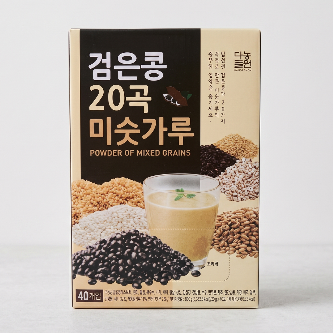 다농원 검은콩 20곡 미숫가루 40P(DNW Mixed 20 Grains Powder 40P)