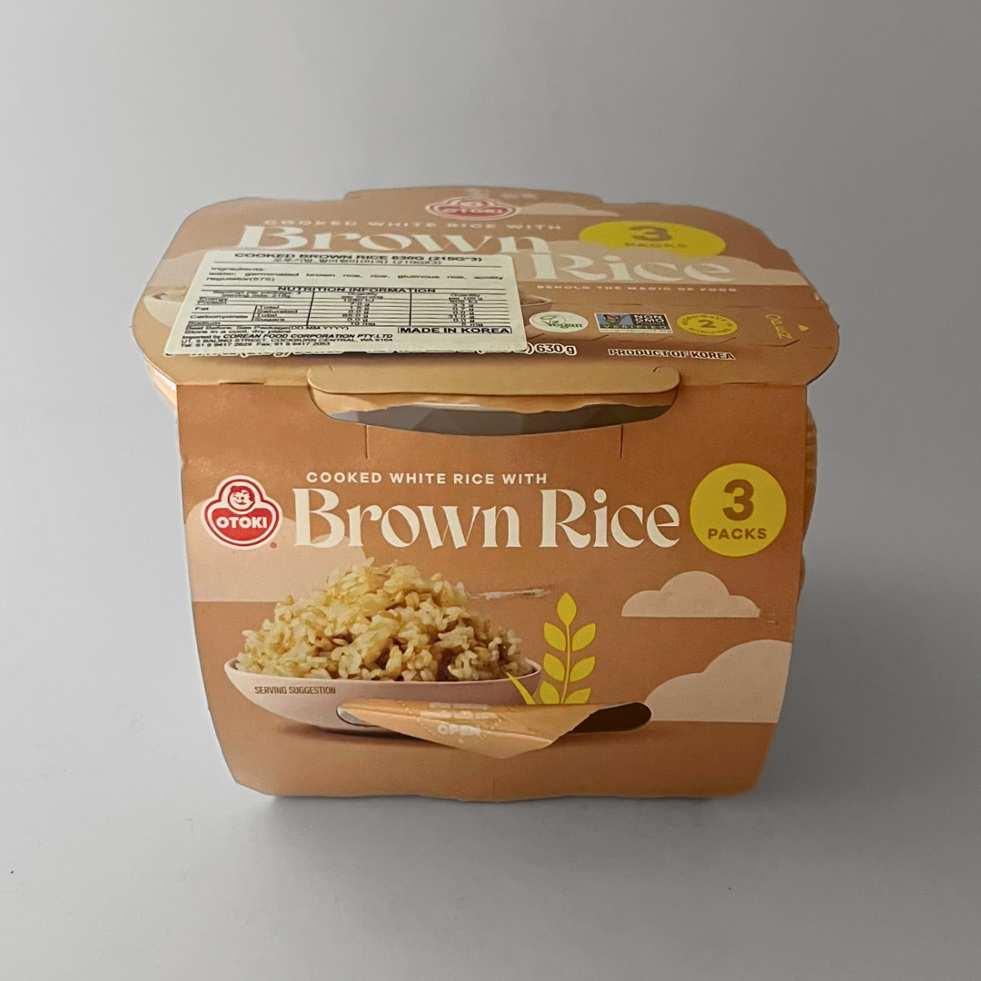 오뚜기 오뚜기밥 발아현미밥 수출 210G*3(OTG 蒸糙米 EX 210G*3)