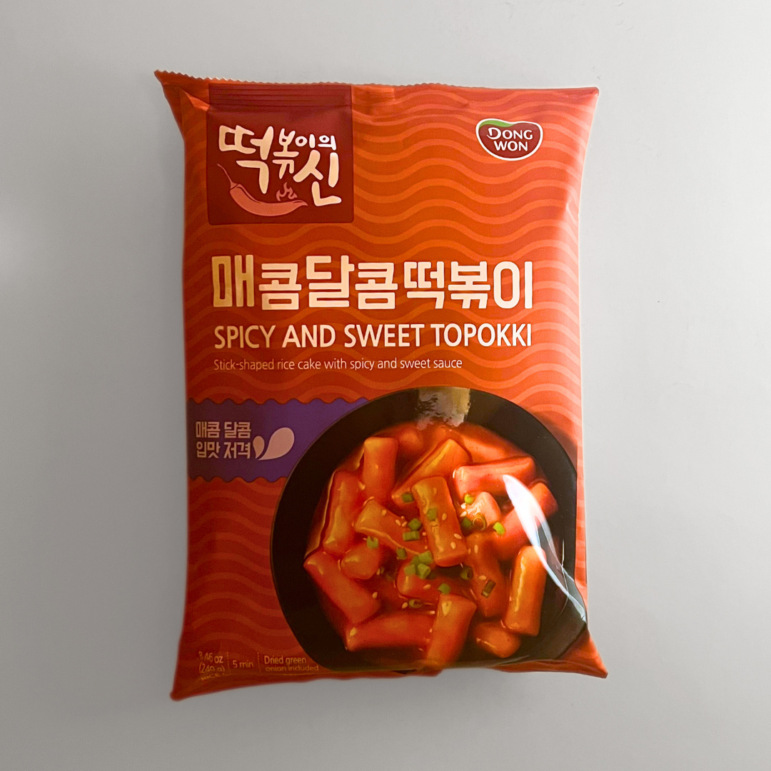 동원 매콤달콤 떡볶이(파우치) 240g(DW Topokki with Spicy&Sweet 240g)