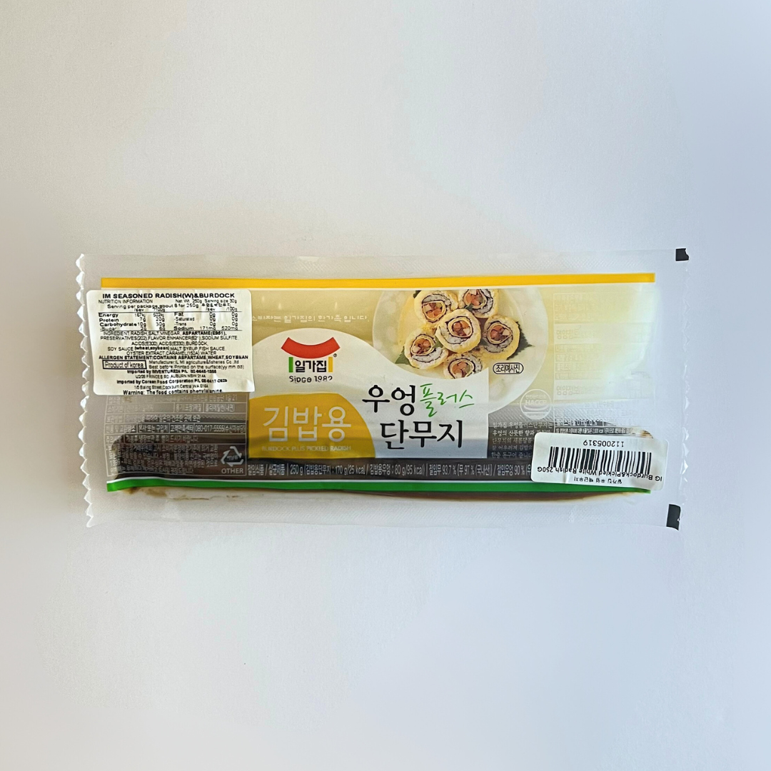 일л집 우엉 백단무지 250G(IG牛蒡&腌白萝卜250G)
