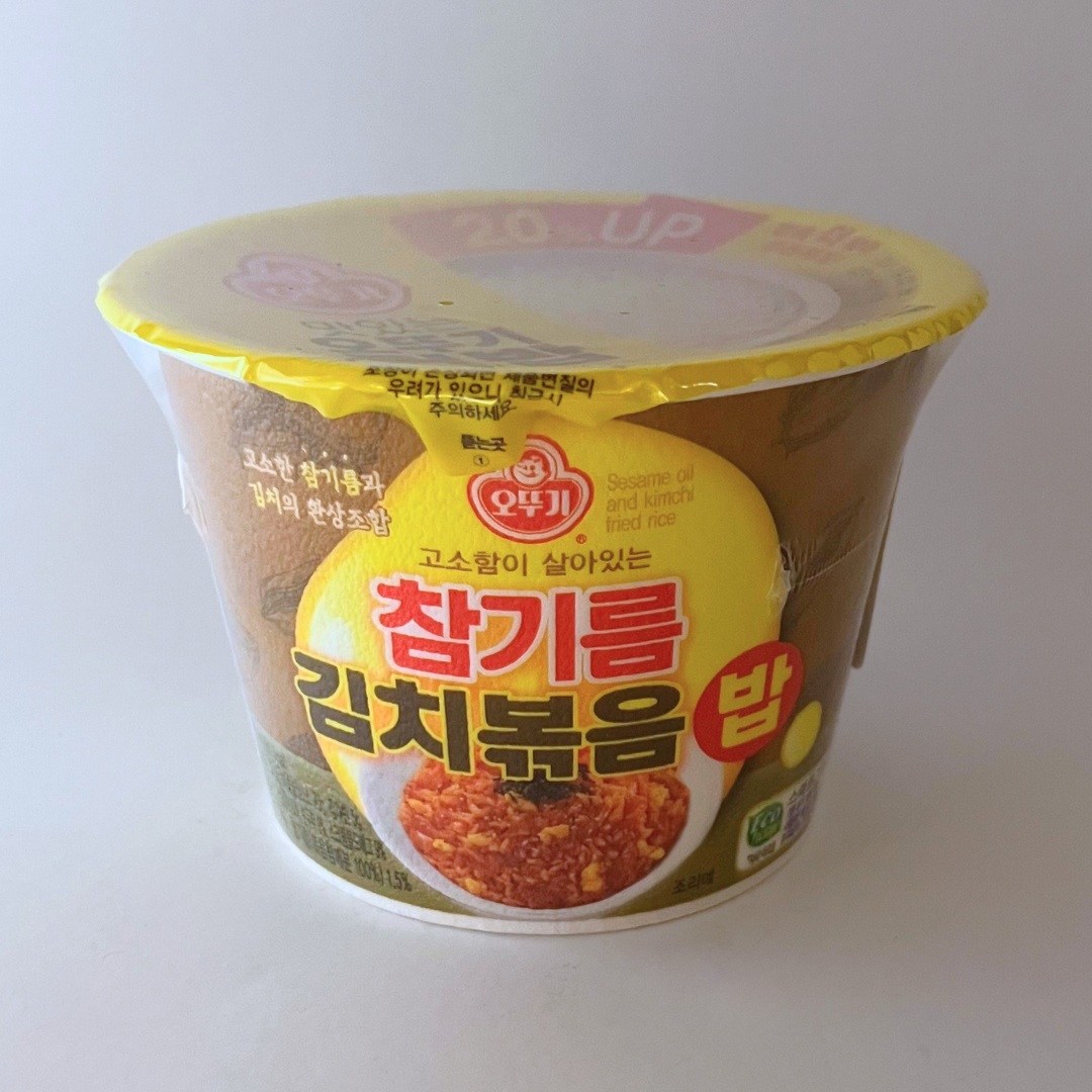 오뚜기 컵밥 참기름 김치 볶음밥 259G(OTG麻油泡菜炒饭259G)