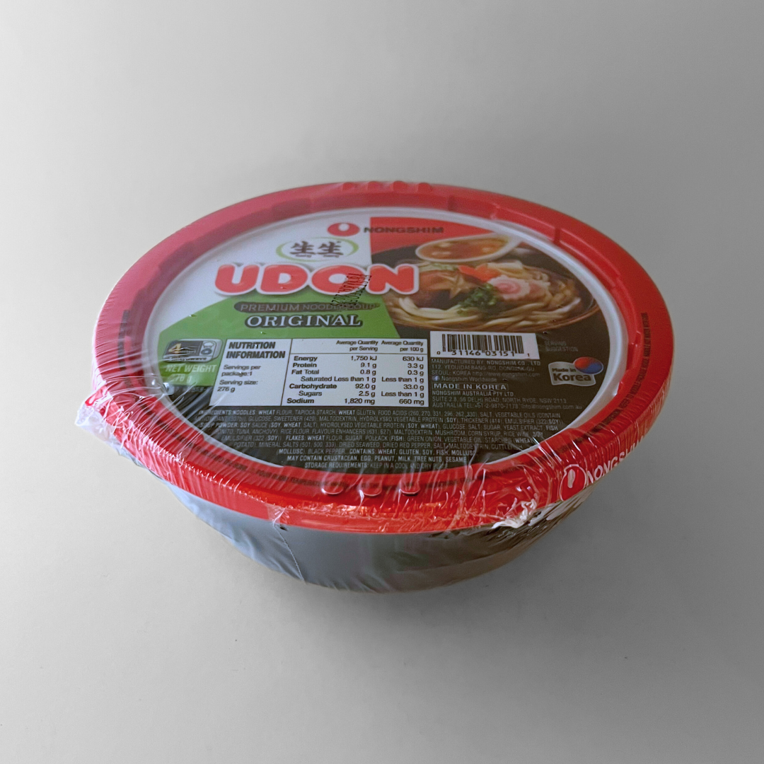 농심 생생우동 큰컵 276G(NS 乌冬大碗* 276G)