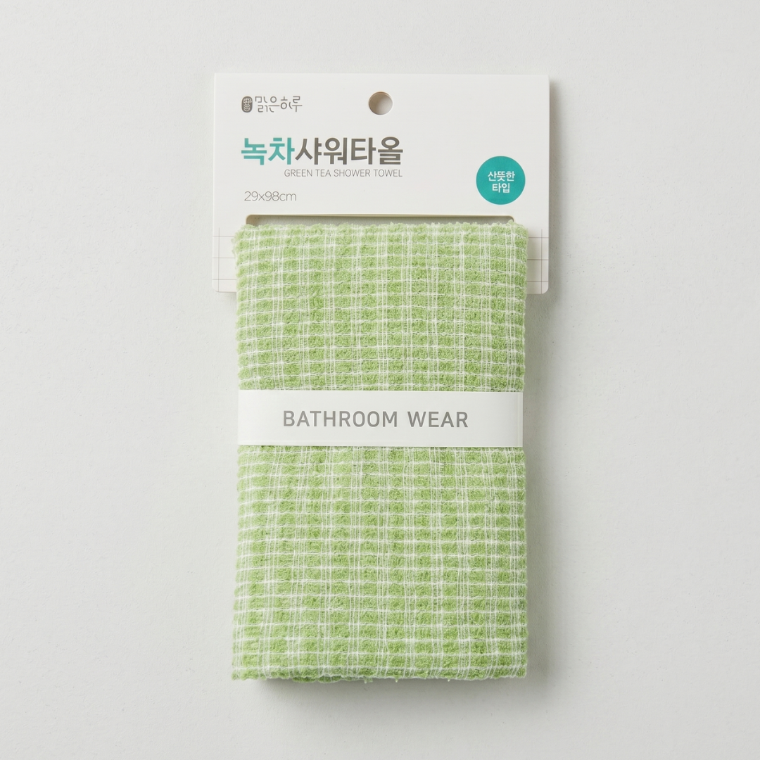 맑은하루 녹차샤워타월 29*98cm(MH Shower Towel 29*98cm)