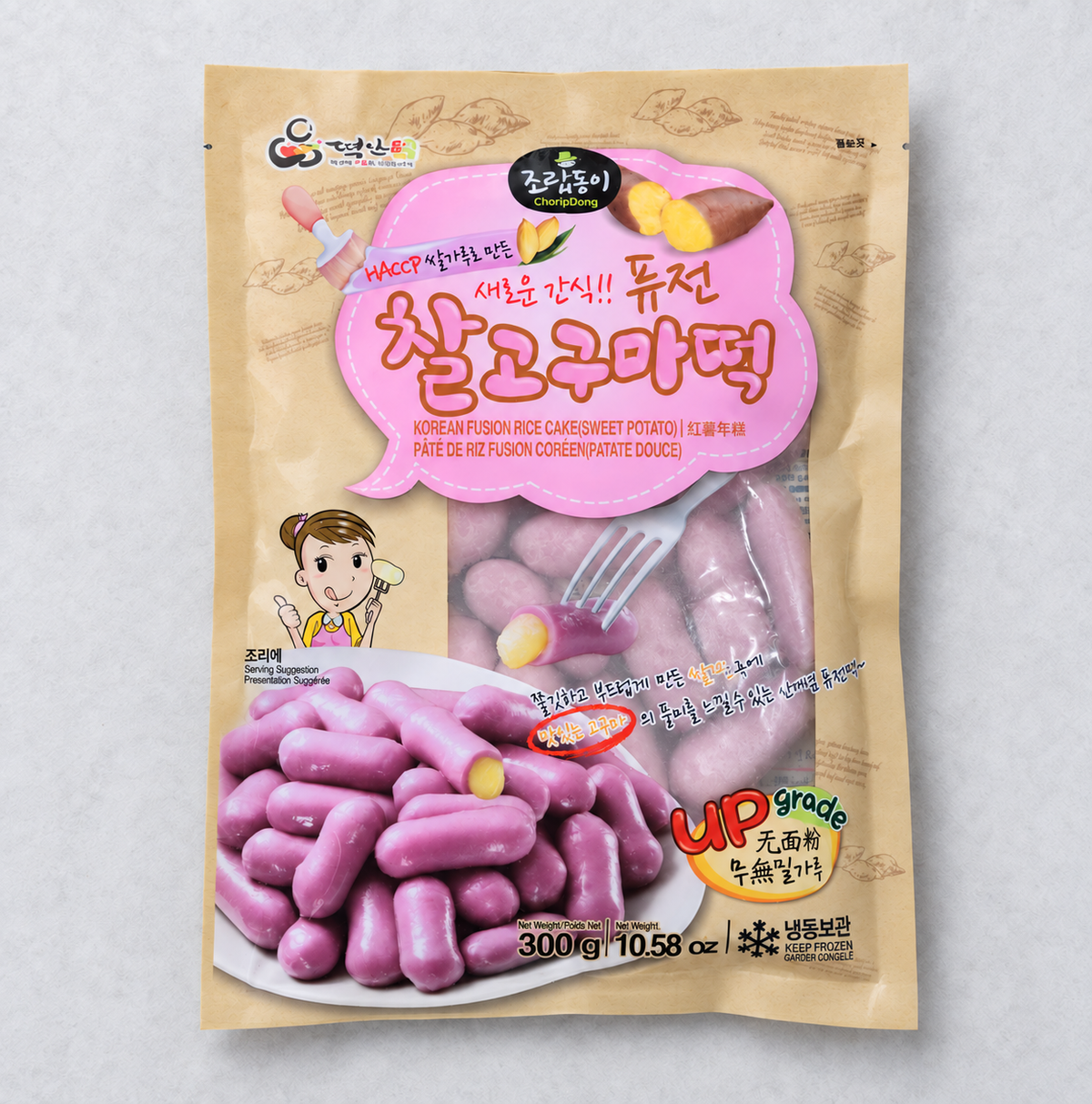 초립동 떡안애 찰고구마떡 300g(CD Sweet Potato Rice Cake 300g)