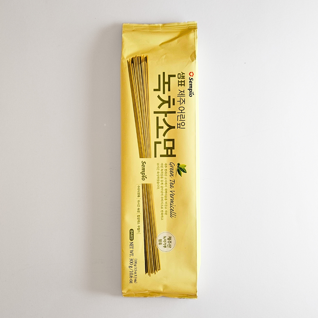 샘표 제주 어린잎 녹차소면 300g(SP绿茶小麦面300g)