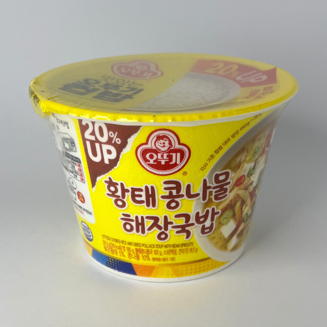 오뚜기 컵밥 황태콩나물해장국밥 301.5G(OTG明太鱼+豆芽汤301.5G)